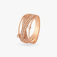 Elegant Crossover Diamond Ring 2