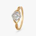 Infinity Loop Diamond Finger Ring 