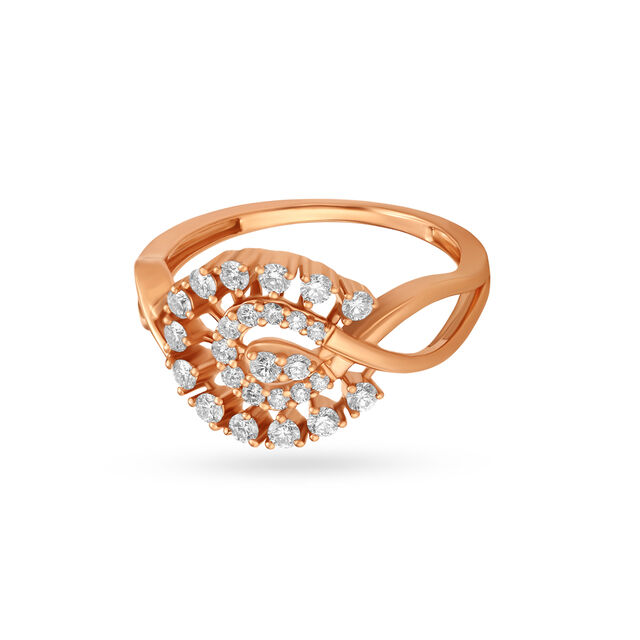 Floral Evil Eye Finger Ring