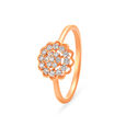 Floral Diamond Finger Ring 