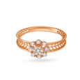 Graceful Modern Diamond Finger Ring 2