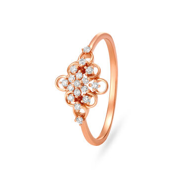 Floral Wonder Diamond Finger Ring