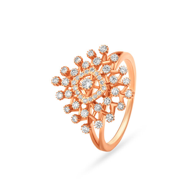 Stunning Floral Finger Ring