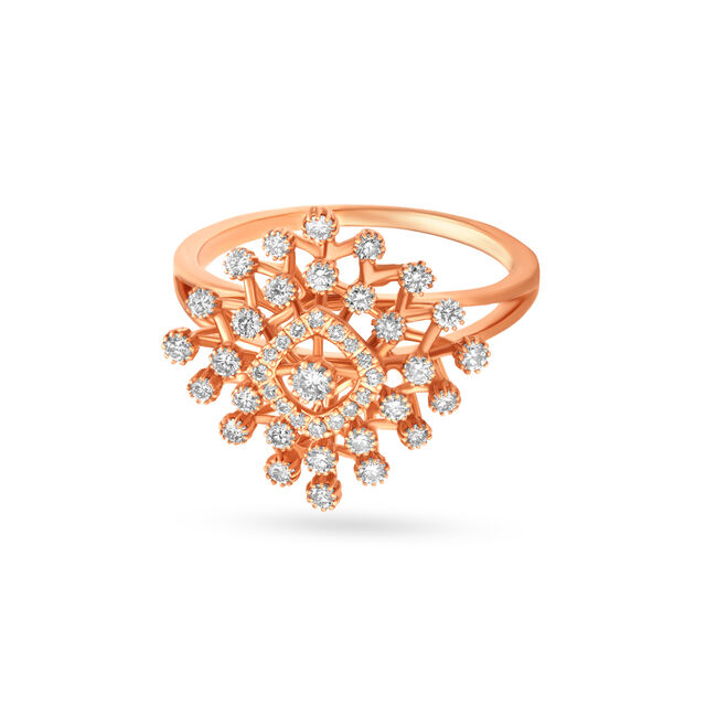 Stunning Floral Finger Ring