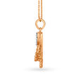 Elaborate Teardrop Rose Gold and Diamond Pendant,,hi-res 2