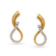 Mesmerising Diamond and Rose Gold Stud Earrings,,hi-res 2