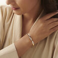 Bold Waves Diamond Bangle 2