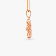 Stunning Asymmetry Diamond Pendant and Earrings Set 3