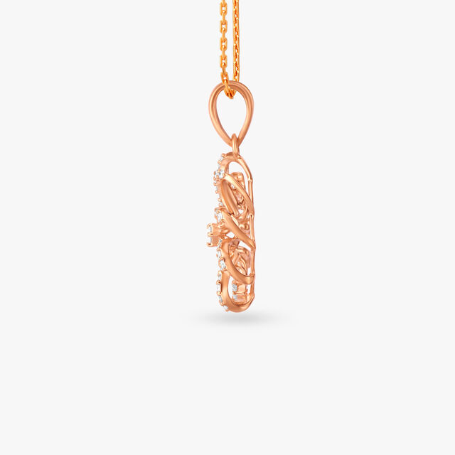Stunning Asymmetry Diamond Pendant and Earrings Set 3