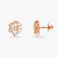 Stunning Asymmetry Diamond Pendant and Earrings Set 5