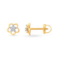 Timeless Floral Diamond Stud Earrings,,hi-res 2