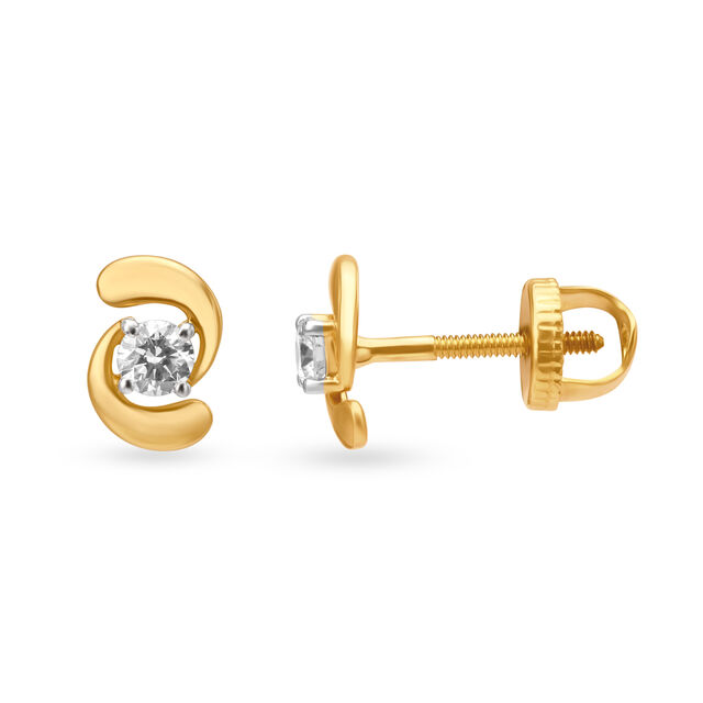 Chic Diamond Stud Earrings 2