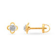Petal Cluster Diamond Stud Earrings 2