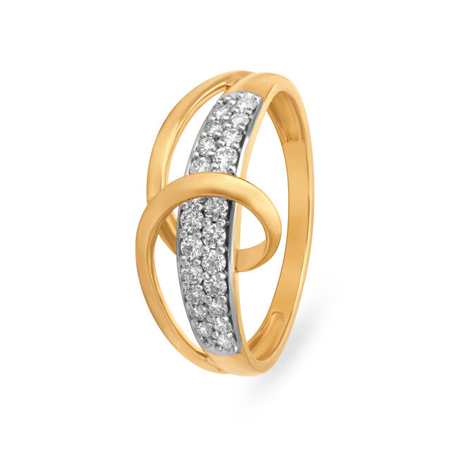 Marvellous Ribbon Inspired Diamond Ring