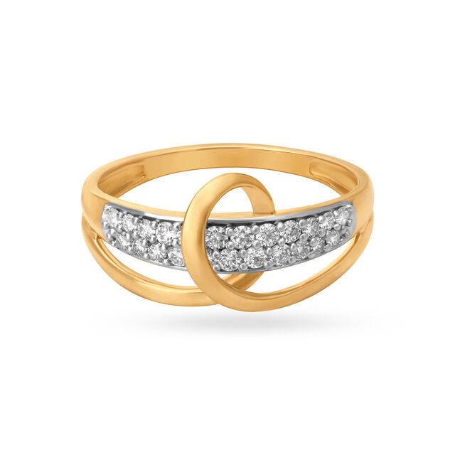 Marvellous Ribbon Inspired Diamond Ring
