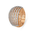 Glamorous Diamond Eternity Ring in White and Rose Gold,,hi-res 