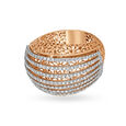 Glamorous Diamond Eternity Ring in White and Rose Gold,,hi-res 2