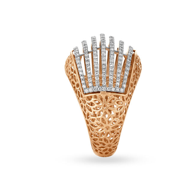 Glamorous Diamond Eternity Ring in White and Rose Gold,,hi-res 3
