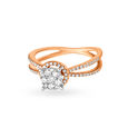Picturesque 18 Karat Dual Gold And Diamond Finger Ring,,hi-res 2
