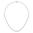 Slender White Gold and Diamond Necklace,,hi-res 