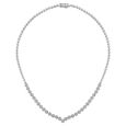 Dazzling White Gold and Diamond Necklace,,hi-res 