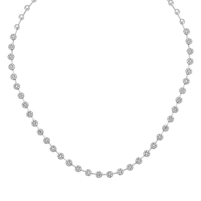Sparkling White Gold and Diamond Necklace,,hi-res 2