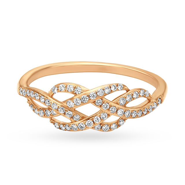 Criss Cross Diamond Ring 2