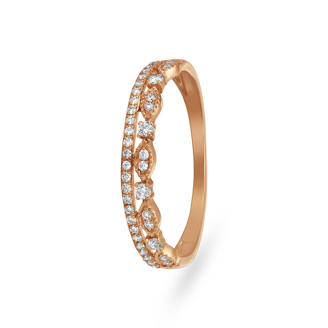 Sleek And Glamorous Diamond Finger Ring 
