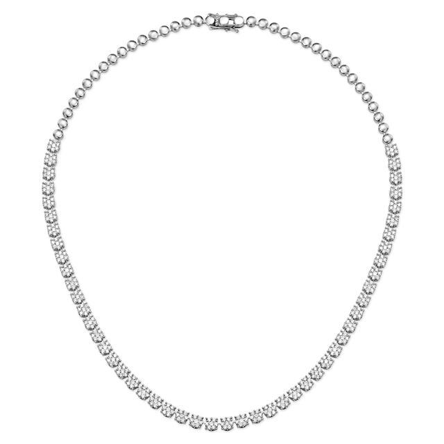 Spectacular White Gold and Diamond Necklace,,hi-res 