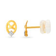 18 Karat Gold and Diamond Stud Earrings,,hi-res 2