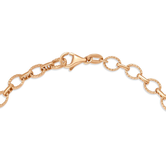 Dainty White and Rose Gold Bracelet 2