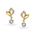 Tanishq Gold Earrings,,hi-res 
