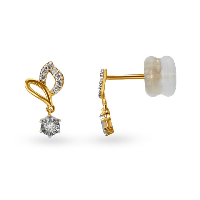 Tanishq Gold Earrings,,hi-res 2