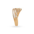 Swirl Diamond Finger Ring 3