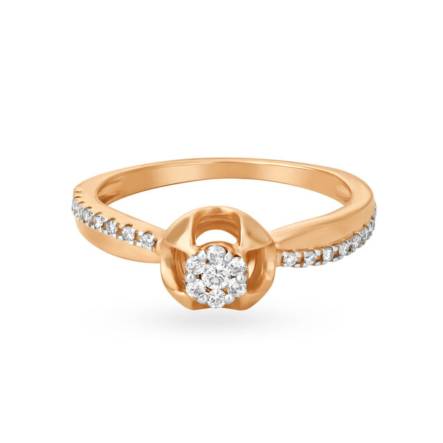 Mesmerising Rose Gold and Diamond Ring 2