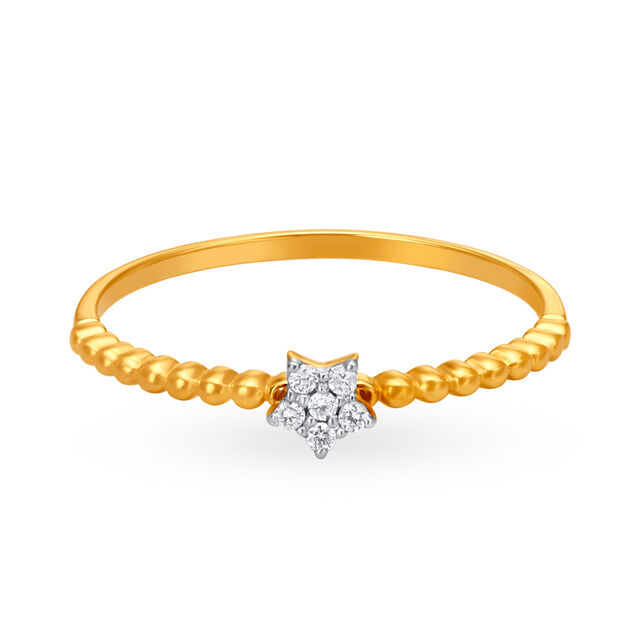 Flattering Floral Diamond Ring