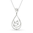18 Karat White Gold and Diamond Pendant,,hi-res 