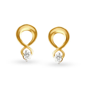 Petite Stunning Diamond Stud Earrings for Kids