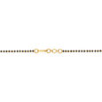Inverted Crown Diamond Mangalsutra in Yellow and Rose Gold,,hi-res 3