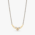 Exquisite Floral Diamond Mangalsutra 2