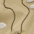 Radiant Geometric Diamond Mangalsutra,,hi-res 