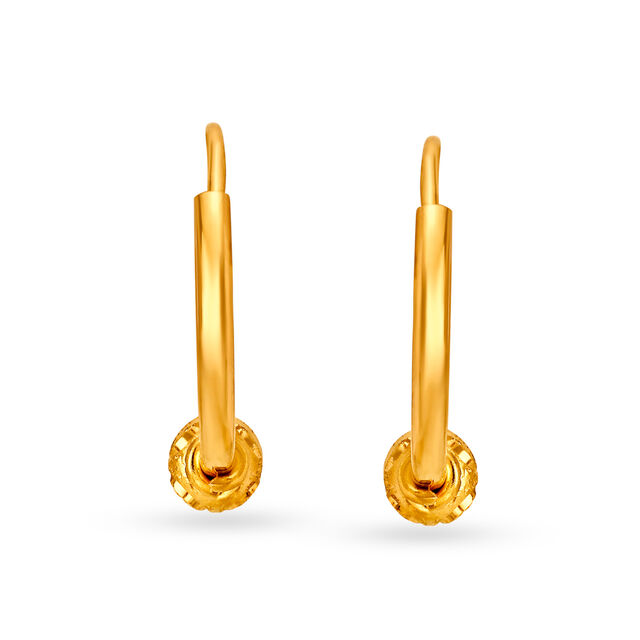 Dainty Delicate Gold Hoop Earrings,,hi-res 