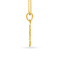 Contemporary Peacock Motif Gold Pendant,,hi-res 2