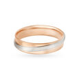 Lustrous 18 Karat Rose And White Gold Ring 2