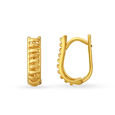 Fancy Gold Hoop Earrings 2