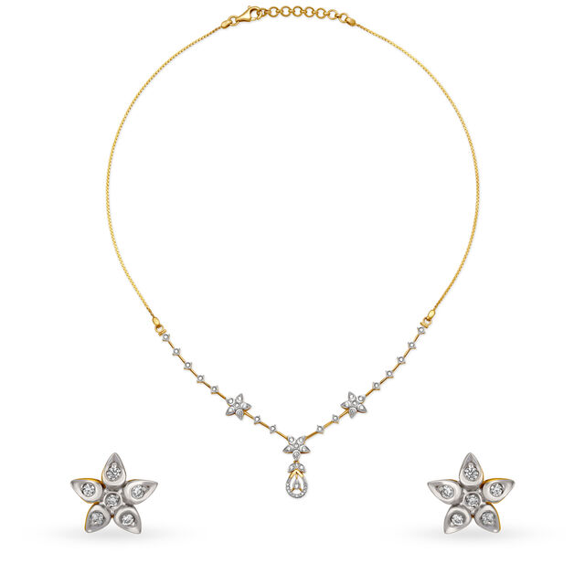 Ethereal Diamond Necklace Set,,hi-res 