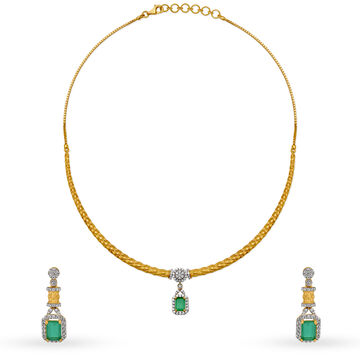 Eclectic Diamond Necklace Set