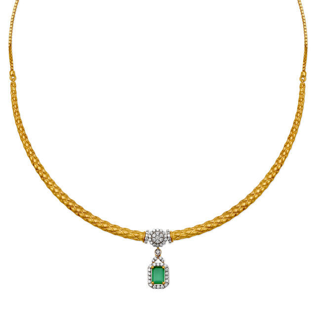 Eclectic Diamond Necklace Set