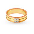 Aristocartic 18 Karat Yellow And Rose Gold And Diamond Finger Ring,,hi-res 2