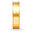 Aristocartic 18 Karat Yellow And Rose Gold And Diamond Finger Ring,,hi-res 3